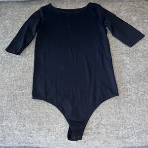 Free People Intimately FP Bodysuit Women's Size XS/S Ballet Stretch Thong Dark